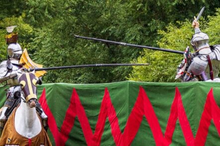 Legendary Joust at Carisbrooke Castle